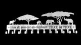 How Do You Eat An Elephant Elephants Under The Trees 12 Hook Key Hooks