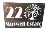 Olive Tree House Sign Wall Art