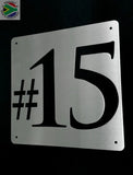 House Number Sign Wall Art