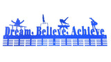 Dream Believe Achieve Gymnastics Mag 72 Tier Medal Hanger Sports Medal Hangers