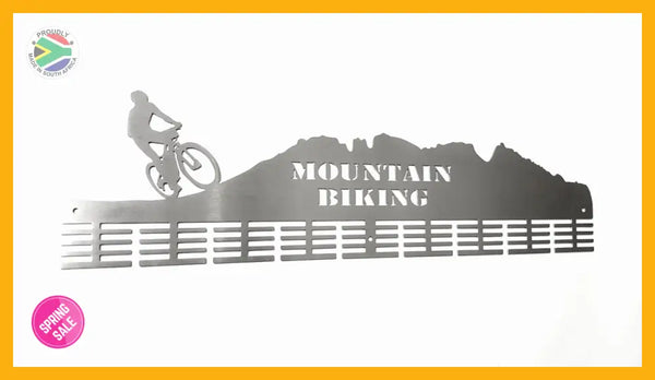 Mountain Bike Mountain 72 Tier Medal Hanger Stainless Steel Brush Finish Sports Medal Hangers