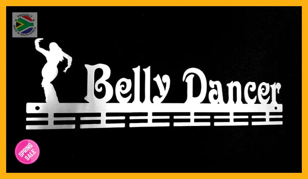 Belly Dancer 24 Tier Medal Hanger Stainless Steel Brush Finish Sports Hangers