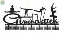 Gimnastiek Womans Artistic Gymnastics 56 Tier Medal Hanger Black Sports Medal Hangers