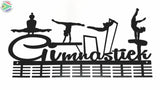 Gimnastiek Womans Artistic Gymnastics 56 Tier Medal Hanger Black Sports Medal Hangers