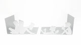 Children Reading Book Ends Set Home Décor