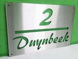 Divided Line House Sign Wall Art