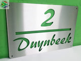 Divided Line House Sign Wall Art