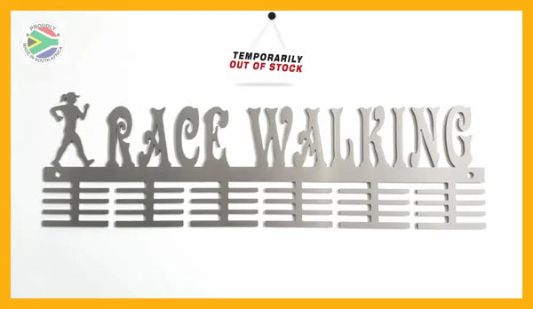 Lady Race Walking Medal Hanger 48 Tier Sports Hangers