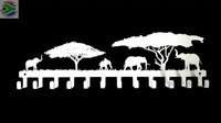 Elephants Under The Trees 12 Hook Key Hooks