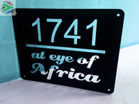 Divided Line House Sign Wall Art