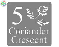 Flower House Sign Designs Wall Art