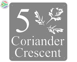 Flower House Sign Designs Wall Art