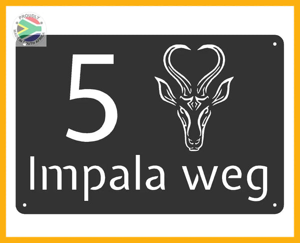Impala House Sign Wall Art