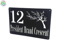 Windy Tree House Sign Wall Art