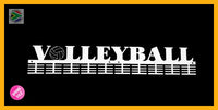 Volleyball 80 Tier Medal Hanger Stainless Steel Brush Finish Sports Medal Hangers