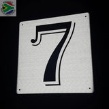 House Number Sign Wall Art