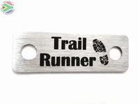 Trail Runner Individual Shoelace Tag Shoe Lace Tags