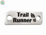 Trail Runner Individual Shoelace Tag Shoe Lace Tags
