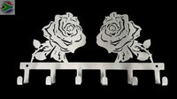 Rose Flower Key Hook Hooks