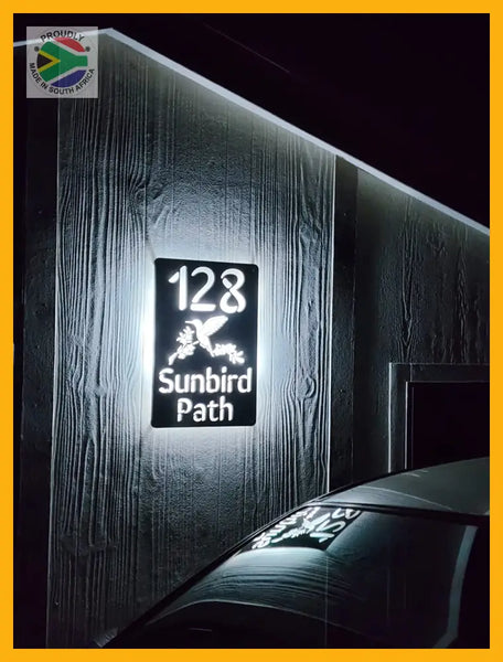 Sunbird House Sign Wall Art