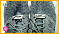 Hebrews 12:1 Run With Endurance Shoelace Tag Set Shoe Lace Tags
