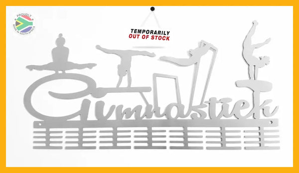 Gimnastiek Womans Artistic Gymnastics 56 Tier Medal Hanger Stainless Steel Brush Finish Sports