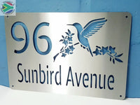 Aluminium House Sign Various Sizes Available Wall Art