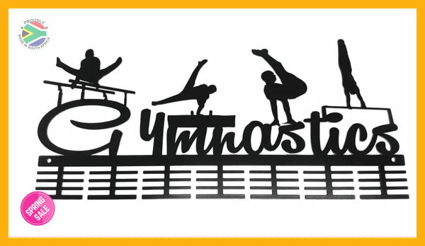Gymnastics Mens Artistic 56 Tier Medal Hanger Black Sports Medal Hangers