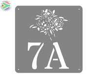 Flower House Sign Designs Wall Art