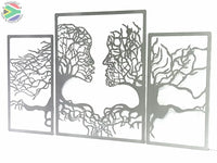 Tree Of Life Kissing Couple Wall Art