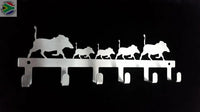 Warthog Family 6 Hook Key Home Décor