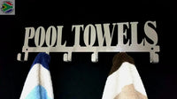 Pool Towels 6 Hook Towel Hanger Small Or Large Home Décor