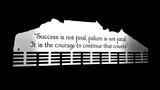 Table Mountain: Success Is Not Final Motivational 56 Tier Medal Hanger Sports Medal Hangers