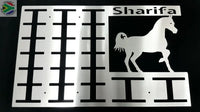 Personalized Horse Rosette Hangers