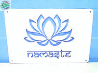 Namaste Lotus Flower Wall Art
