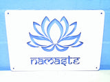 Namaste Lotus Flower Wall Art