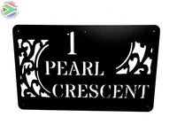 Aluminium House Sign Various Sizes Available Wall Art