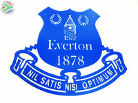 Everton Football Club Crest Mounted Wall Art Design