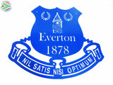 Everton Football Club Crest Mounted Wall Art Design