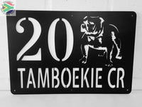 Aluminium House Sign Various Sizes Available Wall Art