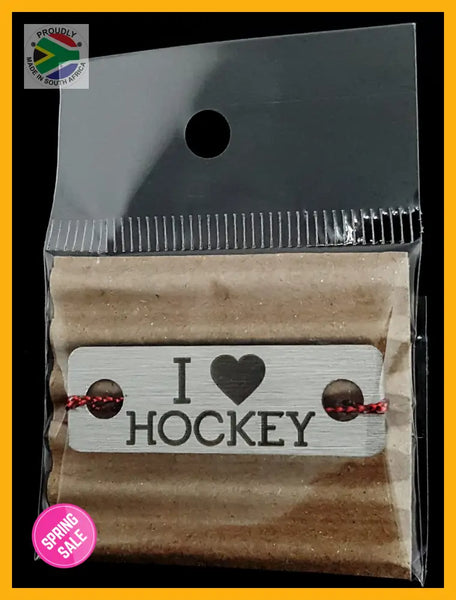 I Love Hockey Individual Shoelace Tag Shoe Lace Tags