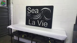 Waves House Sign Wall Art