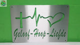 Geloof Hoop Liefde Wall Art