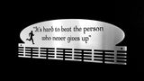 Personalised Plate 48 Tier Medal Hanger With Name And Up To 15 Word Saying Sports Medal Hangers