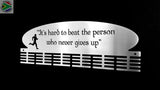 Personalised Plate 48 Tier Medal Hanger With Name And Up To 15 Word Saying Sports Medal Hangers