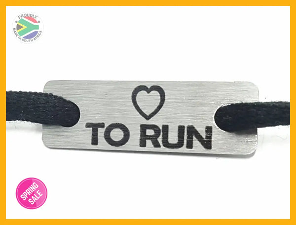 Love To Run Individual Shoelace Tag Shoe Lace Tags