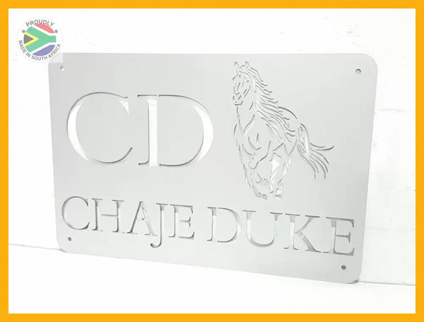 Horse House Sign Wall Art