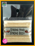 Strong Mind Body Individual Shoelace Tag Shoe Lace Tags