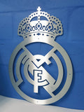 Real Madrid Football Club Crest Mounted Wall Art Design