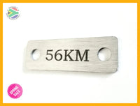 56 Km Individual Shoelace Tag Shoe Lace Tags